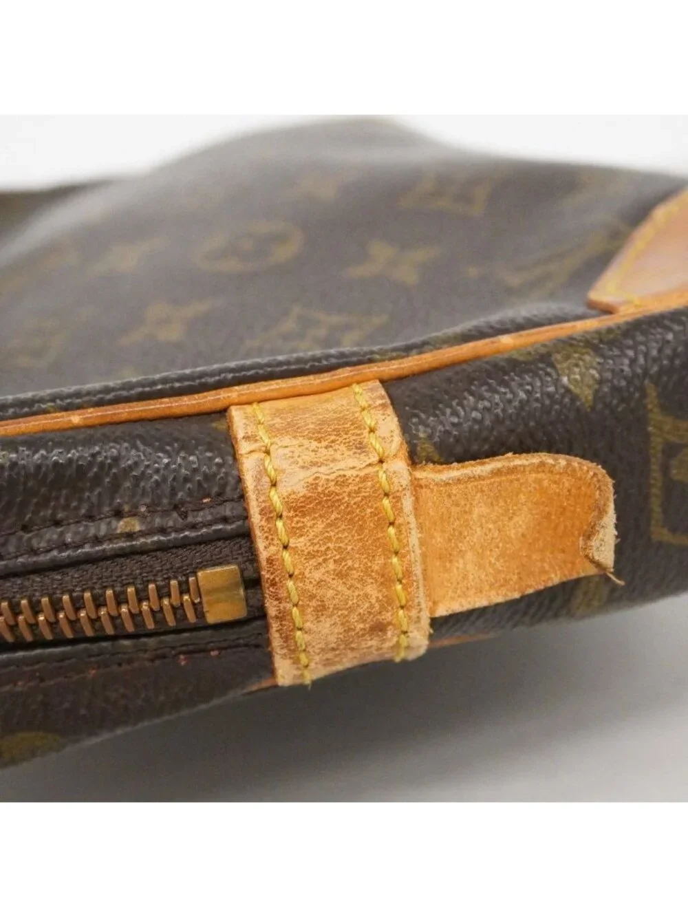 Louis Vuitton Clutch Monogram Marly Dragonne GM Brown